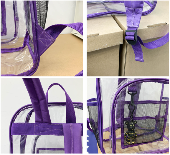 Large Capacity Waterproof Transparent Backpack