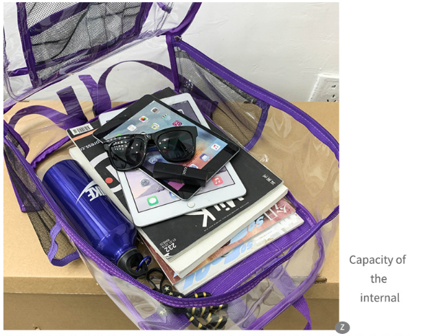 Large Capacity Waterproof Transparent Backpack