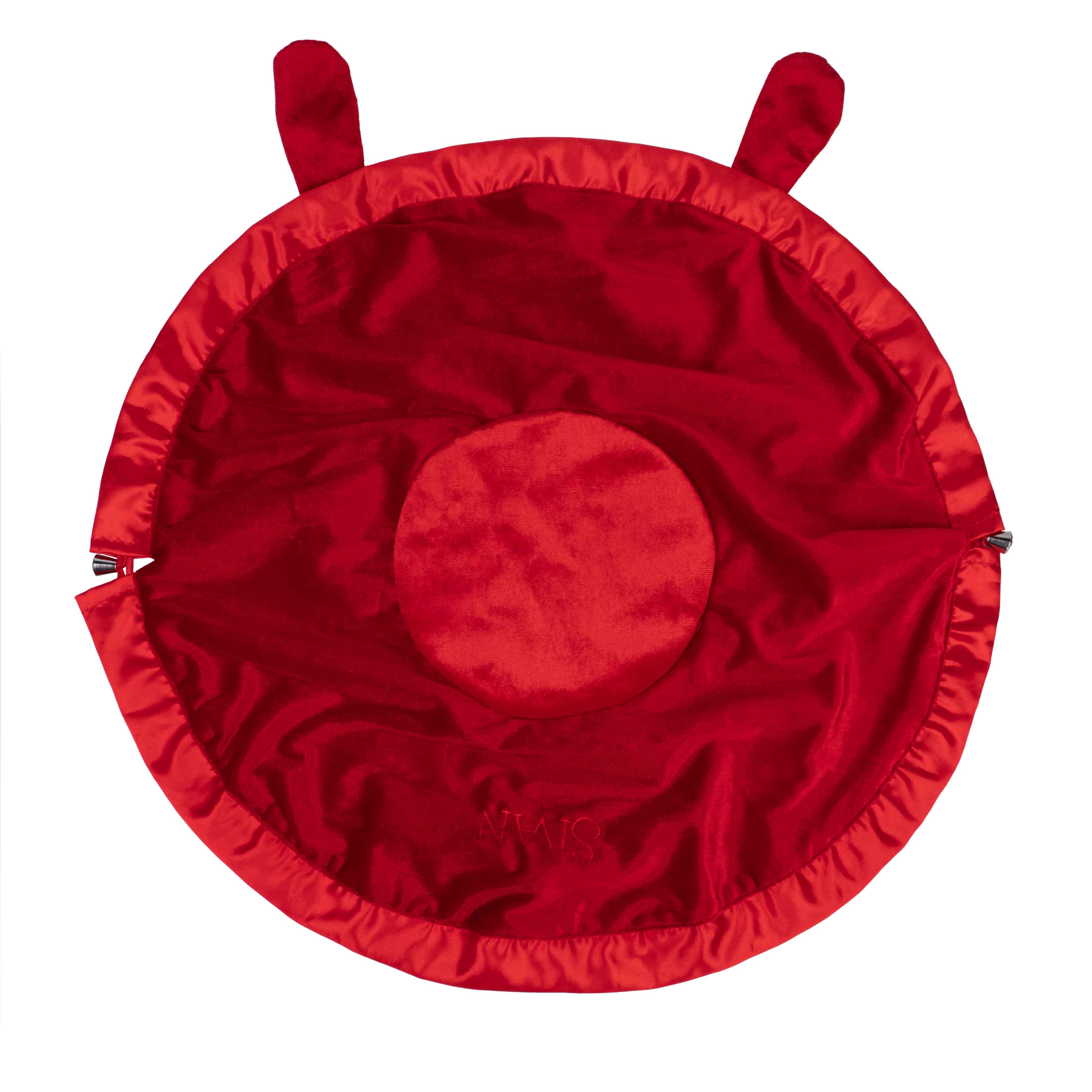 Velvet Red drawstring bag
