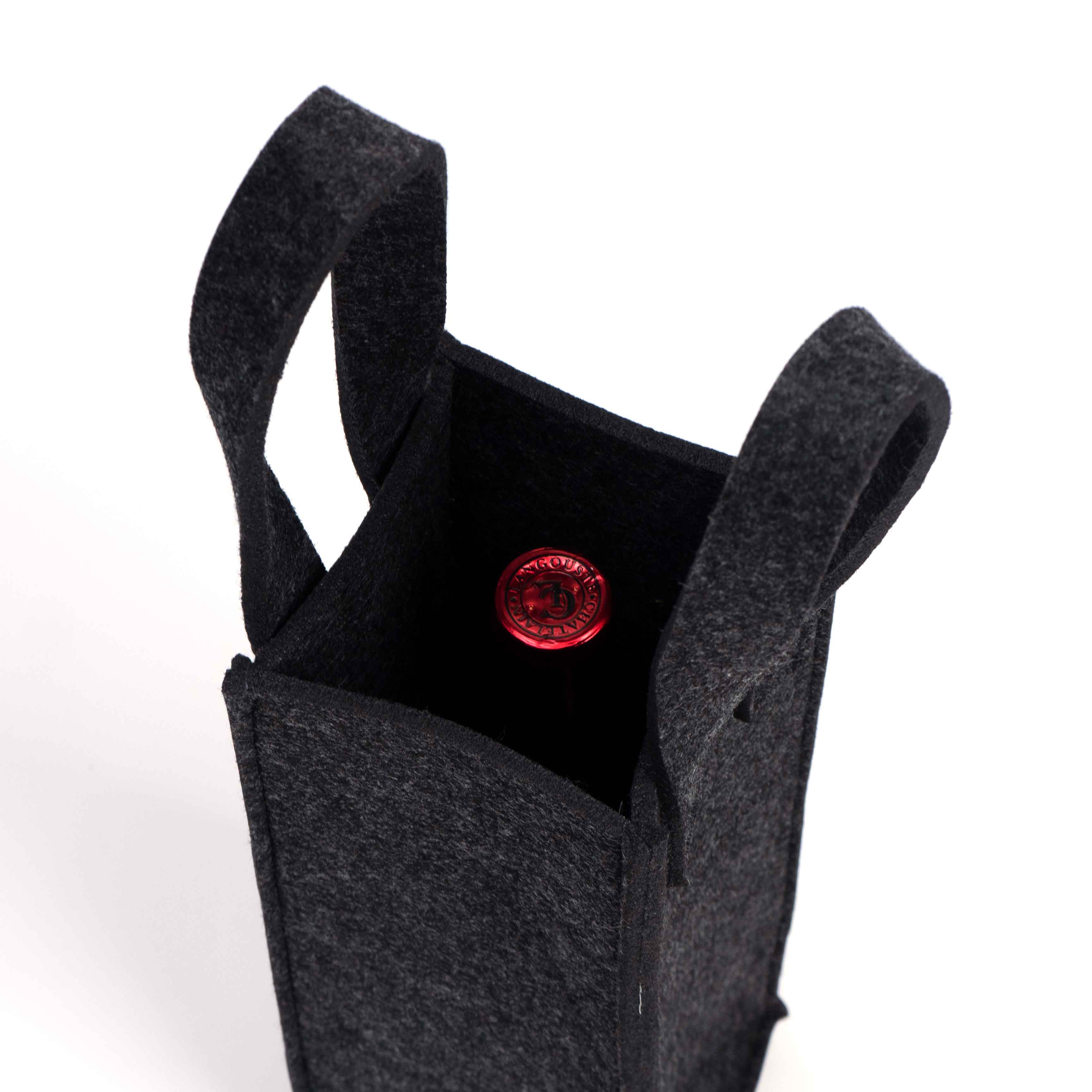 Custom wine tote bag