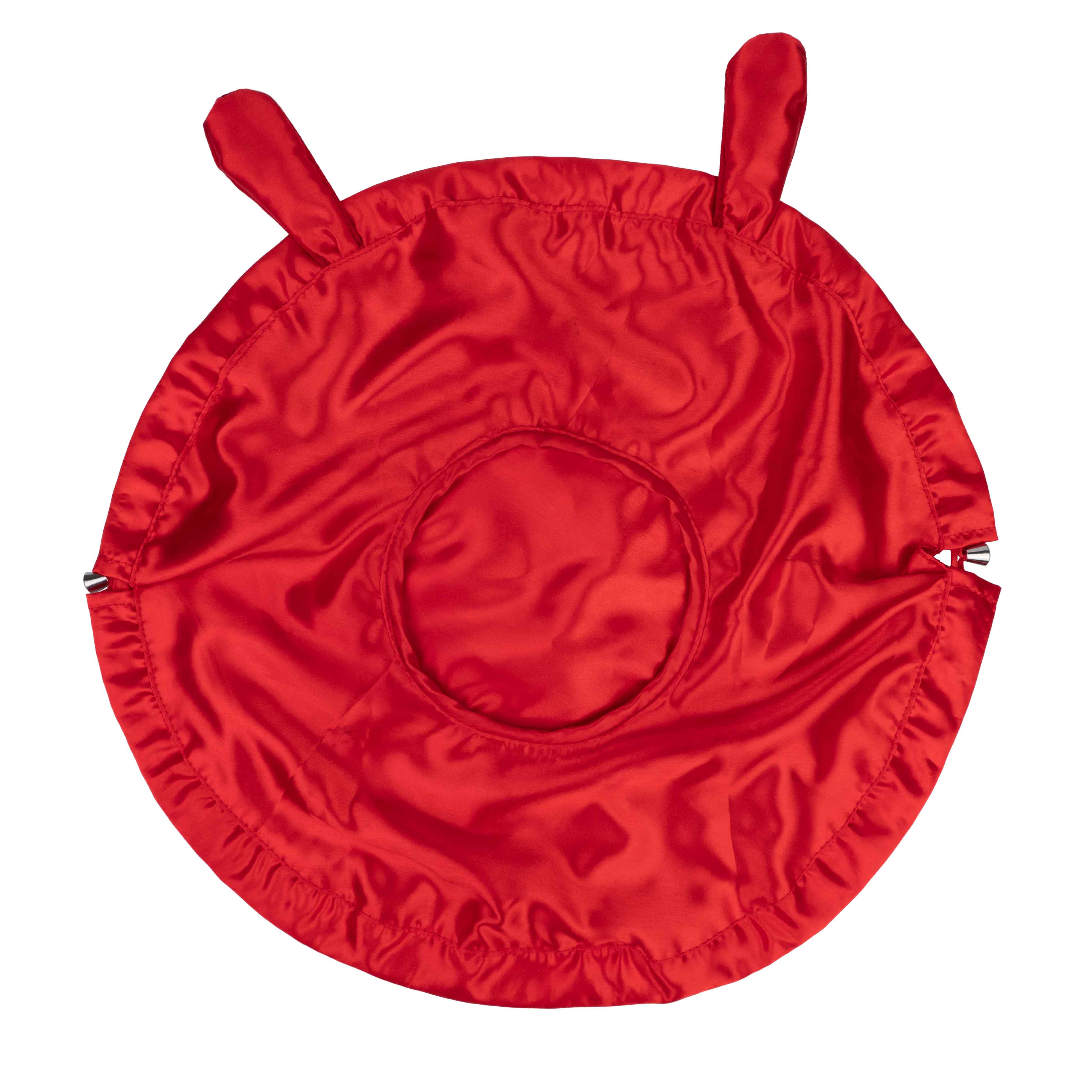 Velvet Red drawstring bag