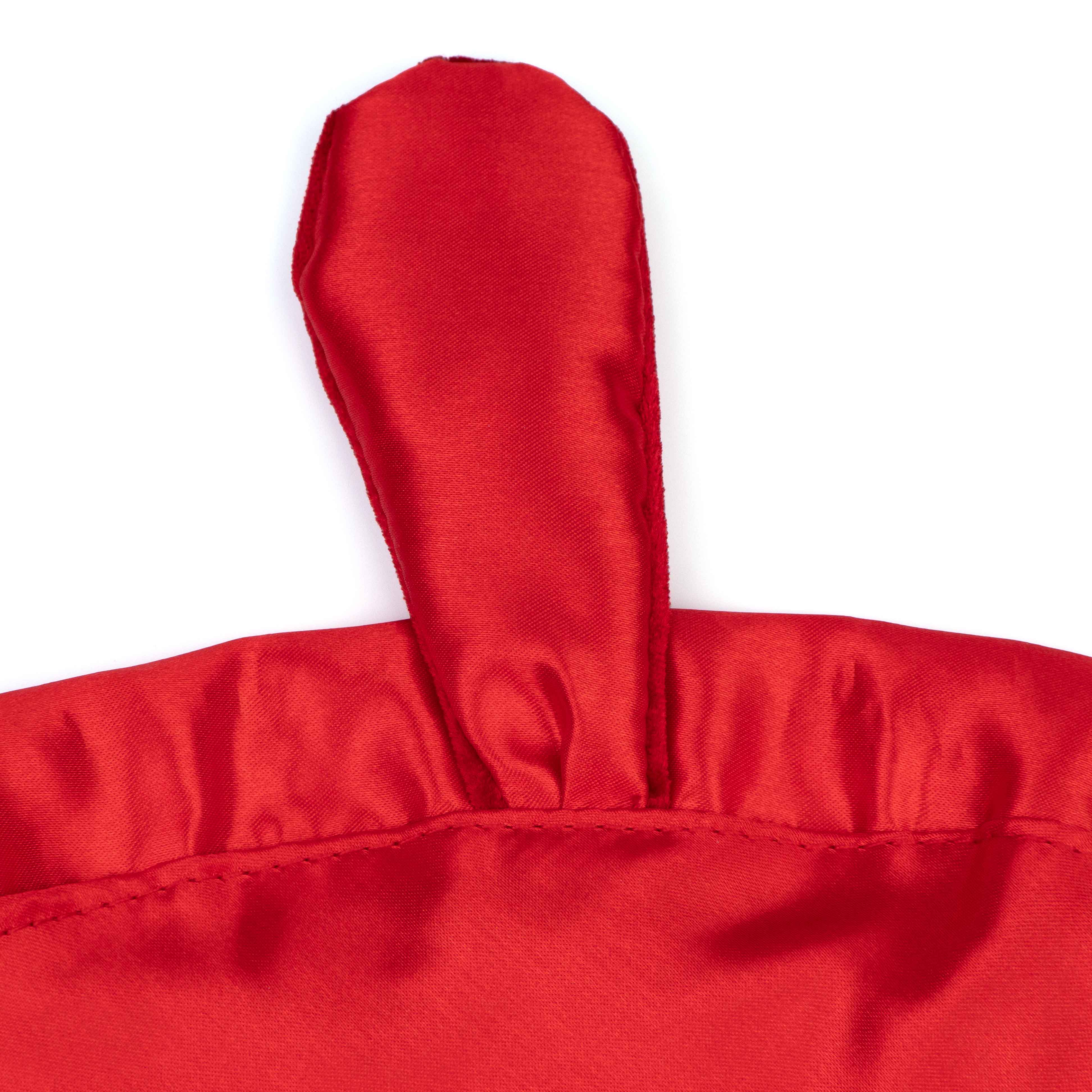 Velvet Red drawstring bag