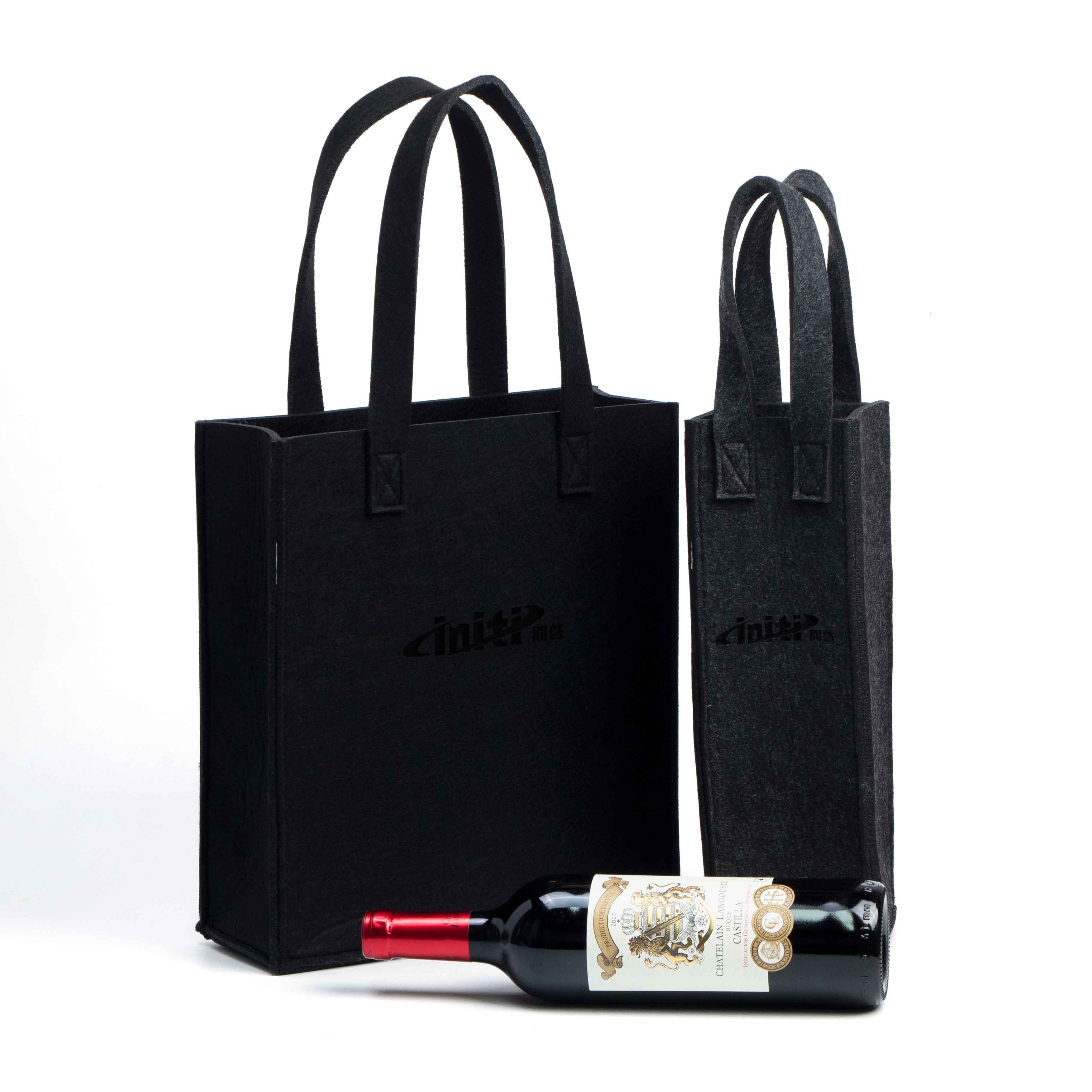 Custom wine tote bag