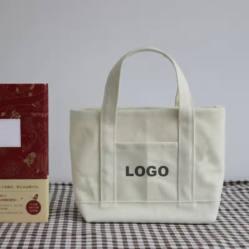 Small canvas tote bag