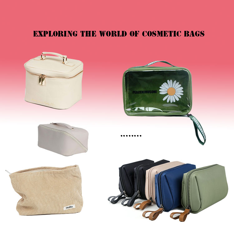 How many types of cosmetic bags are there in total？