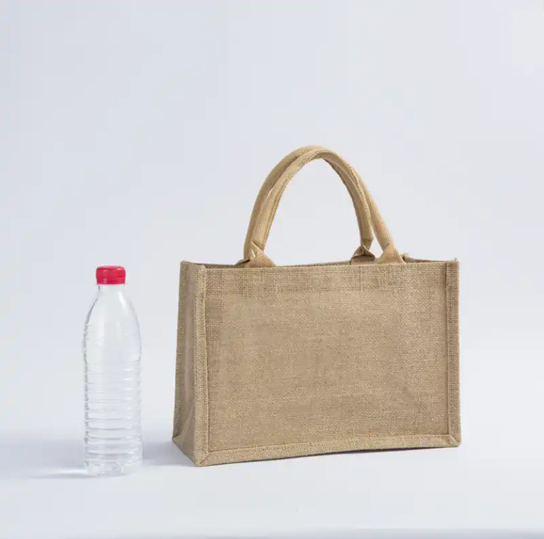 Eco Friendly Burlap Grocery Tote Jute Bag