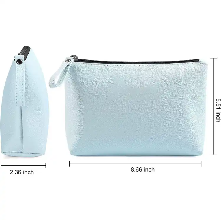 Wholesale PU Cosmetic Bag With Metal Zipper