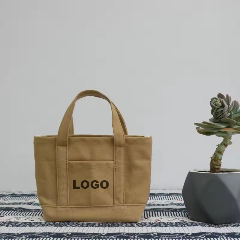 Small canvas tote bag