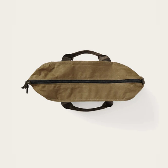 Waxed canvas tote bag