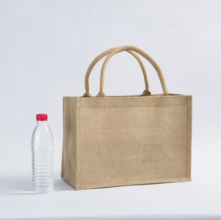 Eco Friendly Burlap Grocery Tote Jute Bag