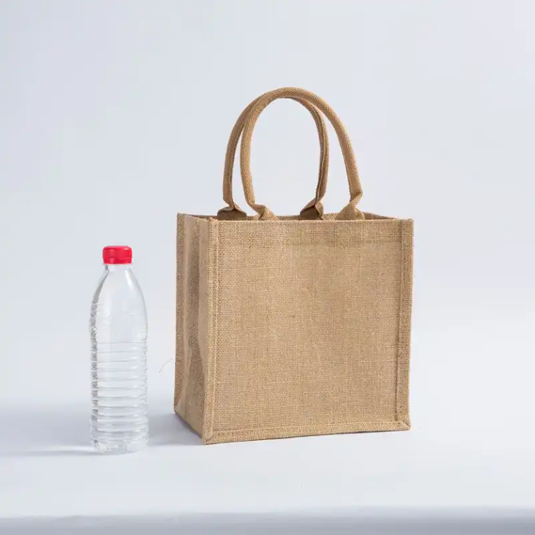 Eco Friendly Burlap Grocery Tote Jute Bag