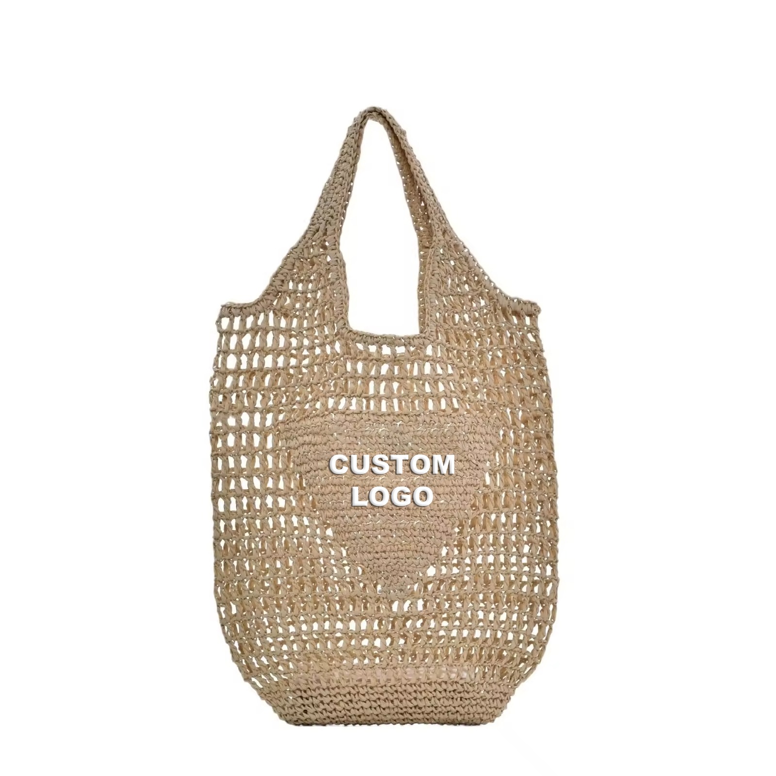 Beach tote bags straw