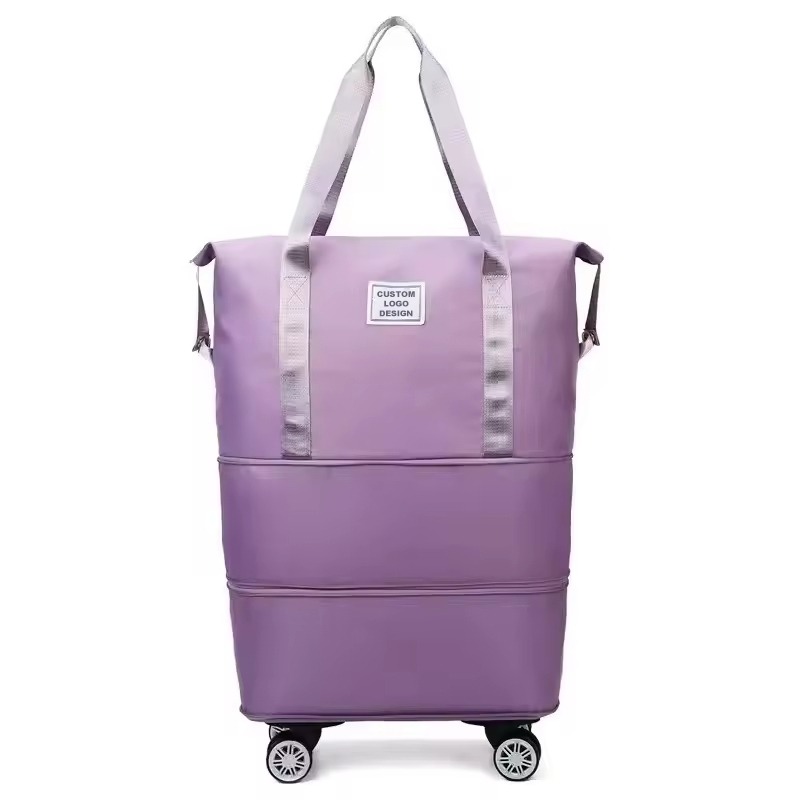 Rolling tote bags for travel