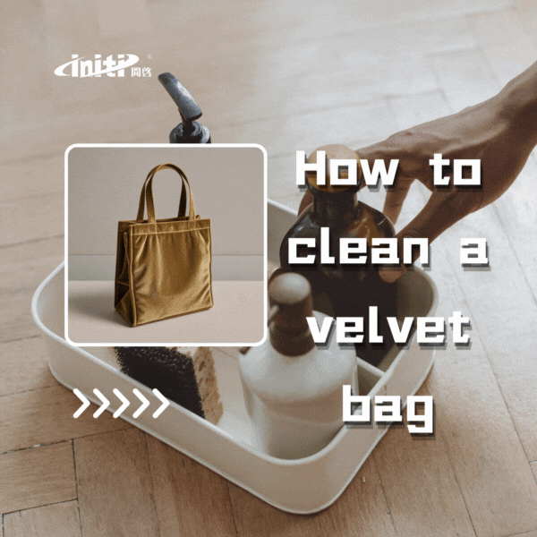 How to clean a velvet bag