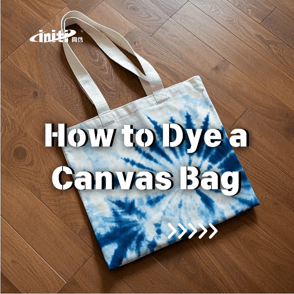 How to dye a canvas bag