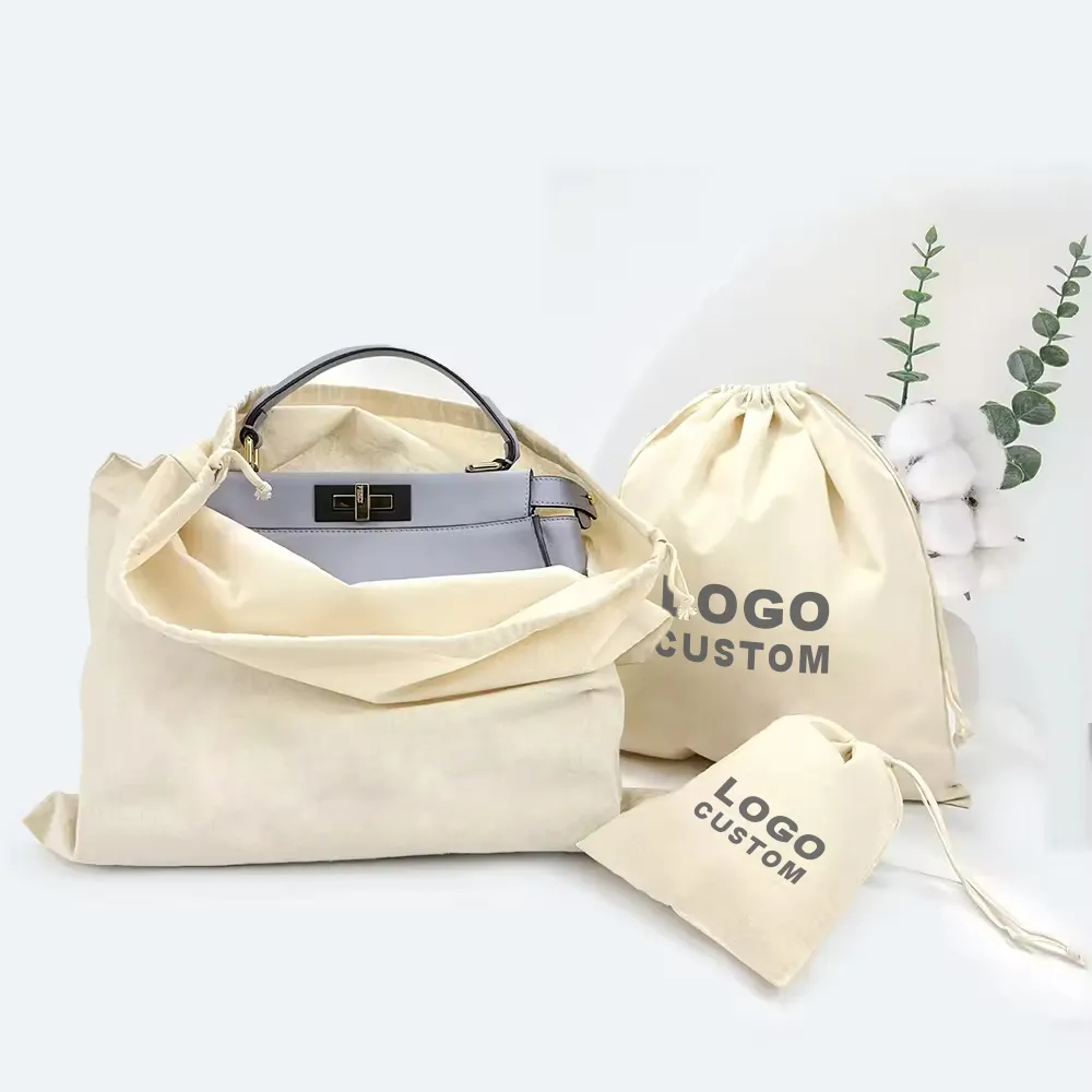 Cotton dust bags for handbags 1 Cotton dust bags for handbags 1