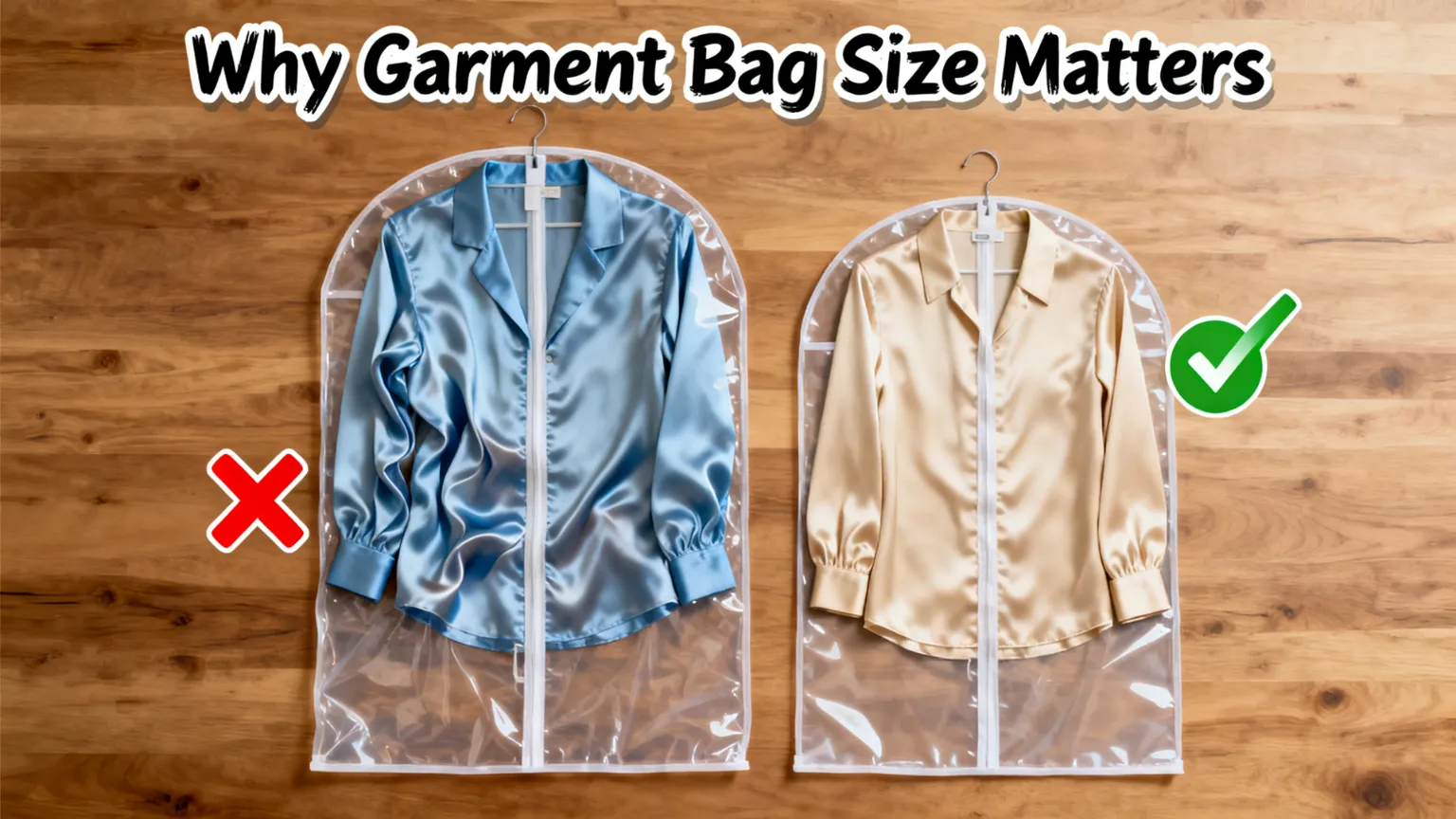 Garment Bag Size Guide: Should You Choose a 40-Inch, 54-Inch, or 60-Inch Bag? 1 Garment Bag Size Guide: Should You Choose a 40-Inch, 54-Inch, or 60-Inch Bag? 1