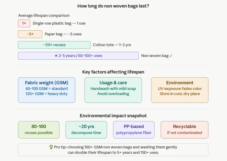 How Long Do Non Woven Bags Last? 1