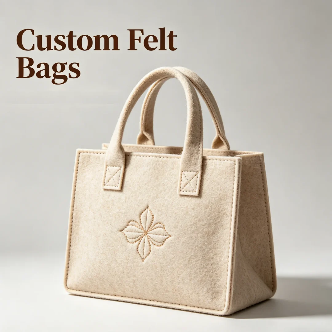 Custom Felt Bags: Logo Printing, Thickness & Design Guide 3 Custom Felt Bags: Logo Printing, Thickness & Design Guide 3