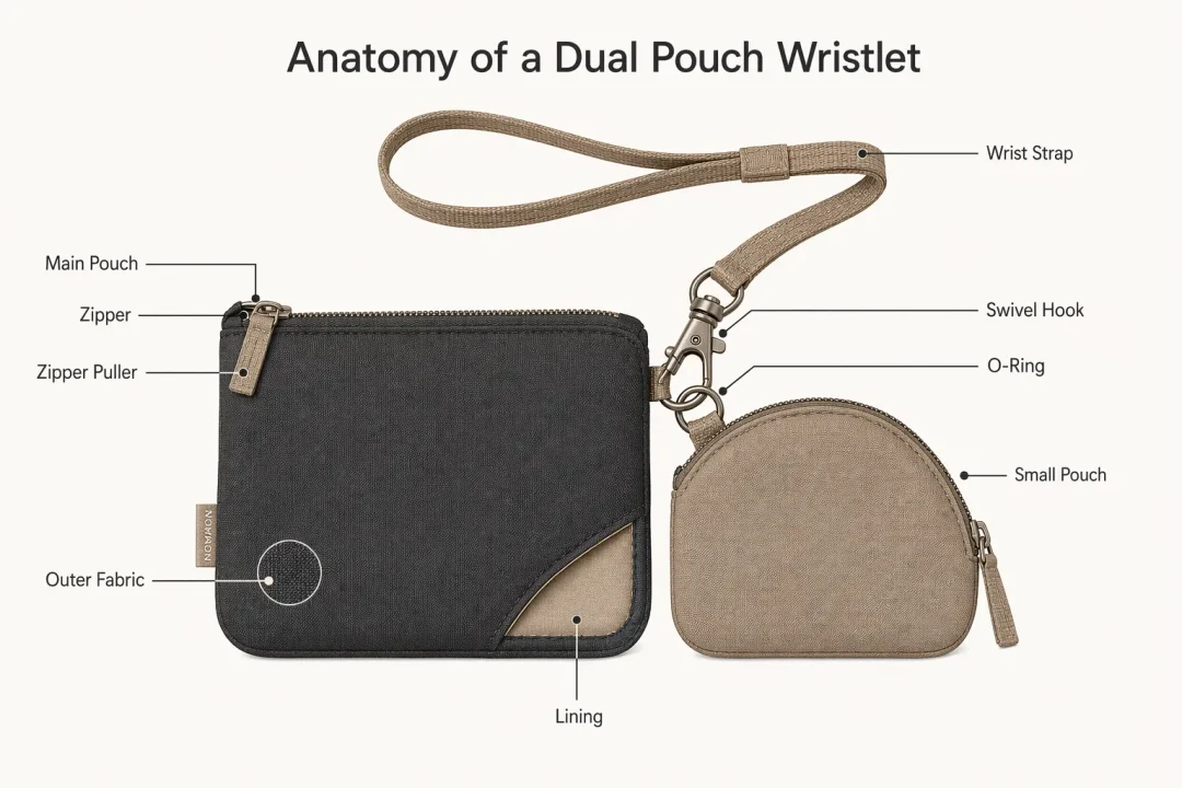 What Is a Dual Pouch Wristlet? 1 What Is a Dual Pouch Wristlet? 1