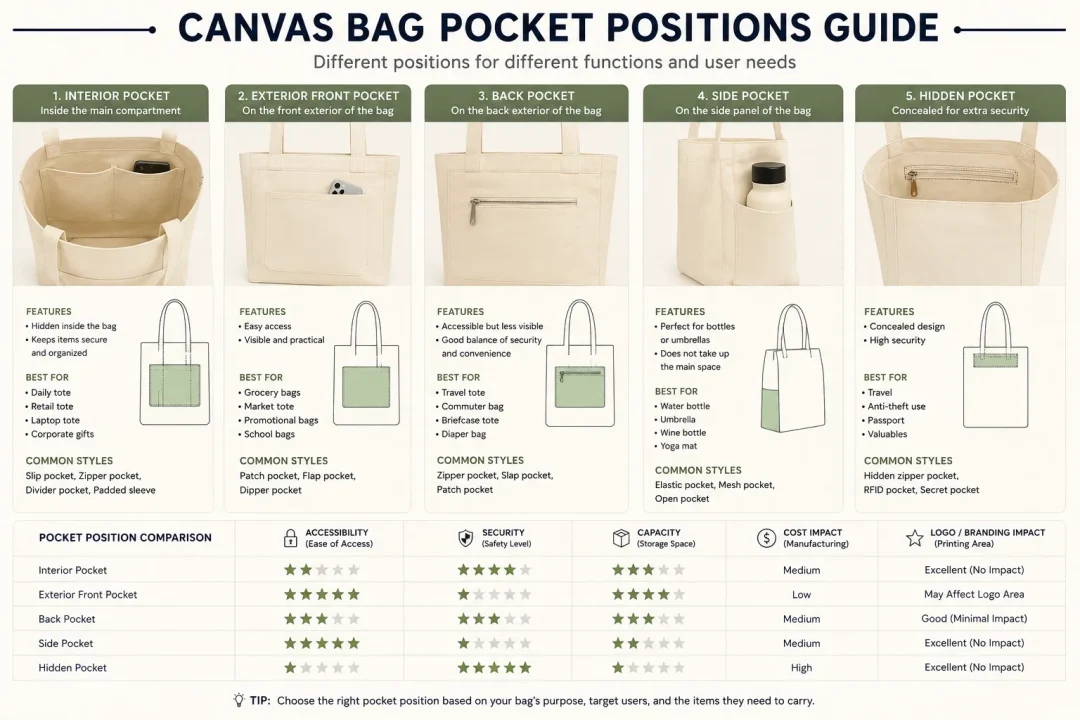 Canvas Bag Pocket Design Guide 1