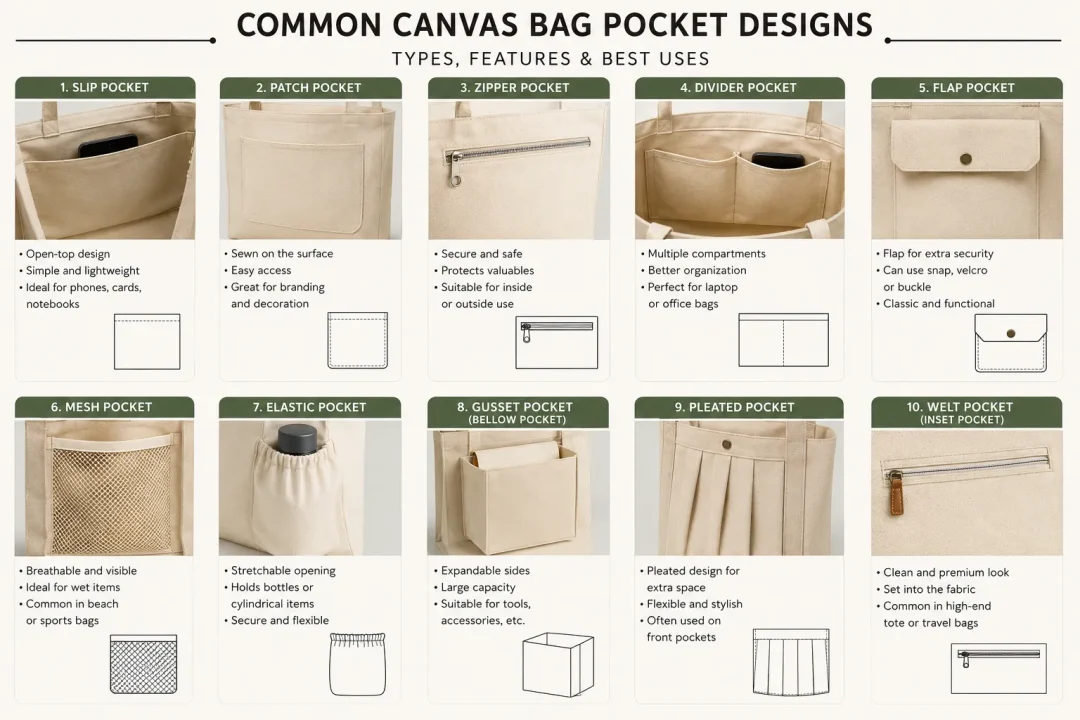 Canvas Bag Pocket Design Guide 2
