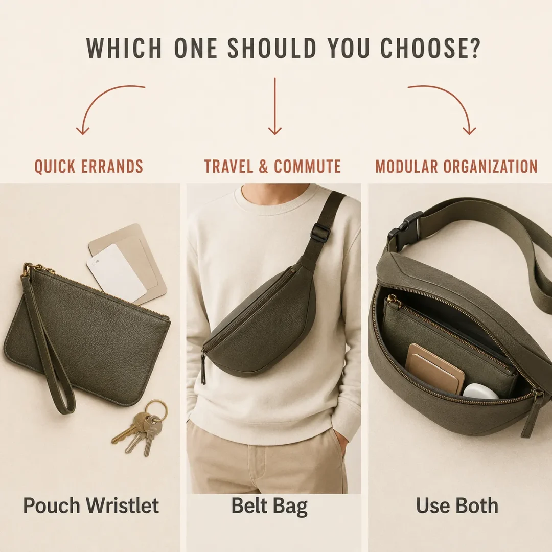 Pouch Wristlet vs Belt Bag: Which Is Better for Everyday Carry? 3