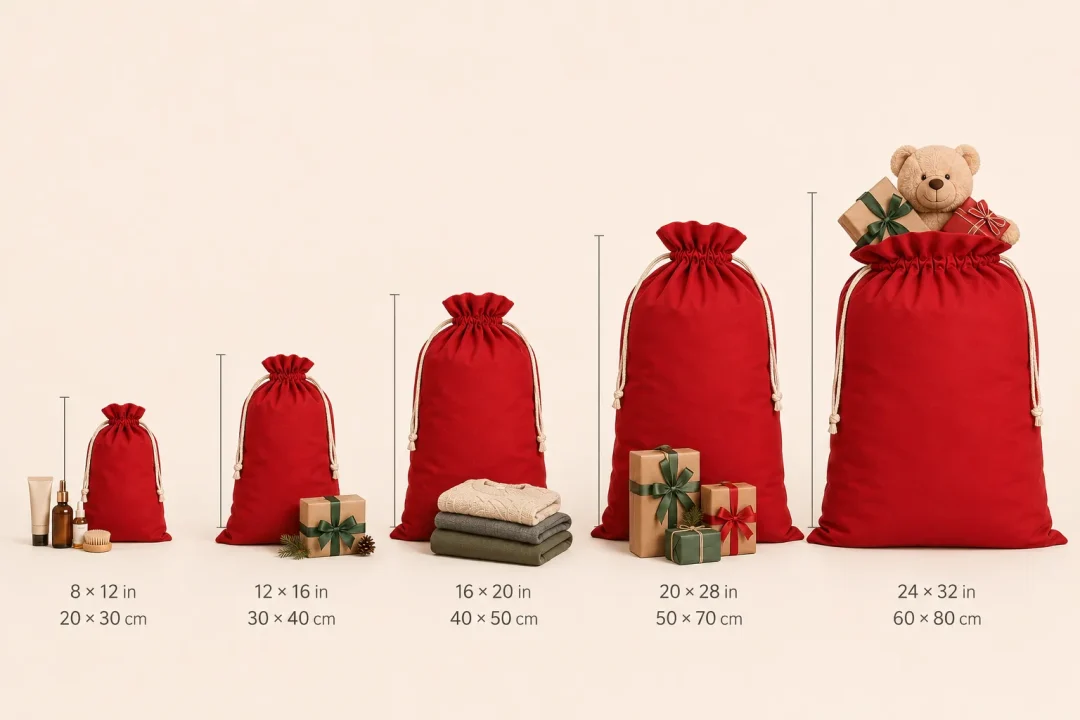 Santa Sack Size Guide 1 Santa Sack Size Guide 1