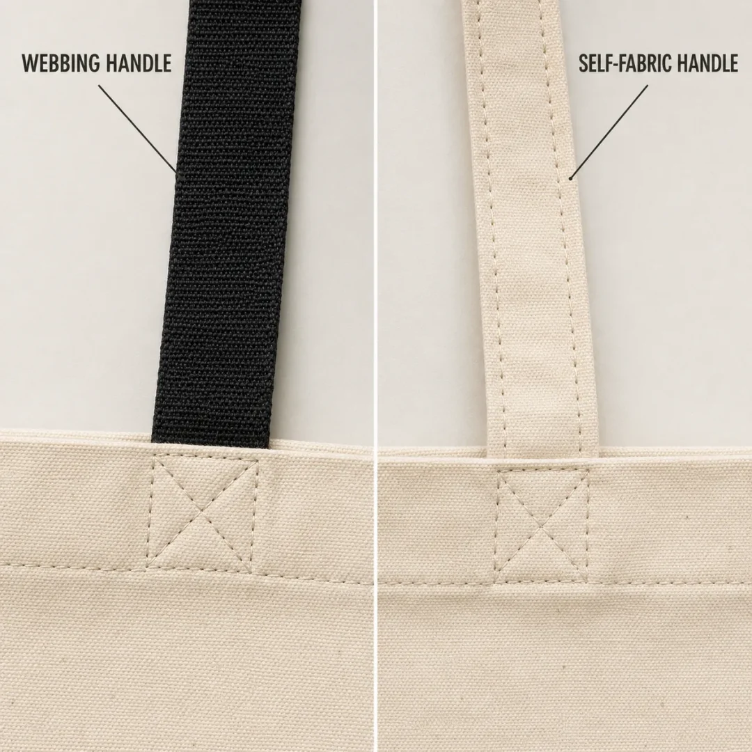 Webbing Handles vs. Self-Fabric Handles 1 Webbing Handles vs. Self-Fabric Handles 1